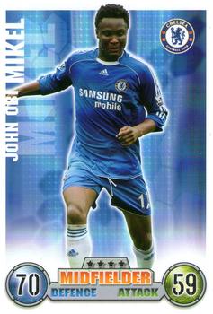 2007-08 Topps Match Attax Premier League #NNO John Obi Mikel Front