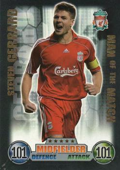 2007-08 Topps Match Attax Premier League - Man of the Match Players #NNO Steven Gerrard Front