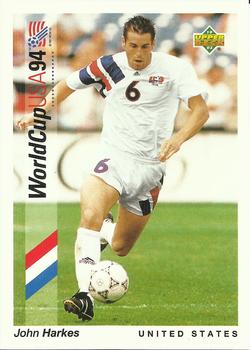 1993 Upper Deck World Cup Preview (English/Spanish) - Promos #WC-P4 John Harkes Front