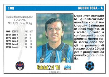 1994 Joker Italian League #108 Ruben Sosa Back