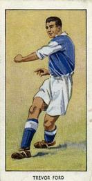 1955 D.C. Thomson / The Wizard Famous Footballers Coloured Mauve back #6 Trevor Ford Front
