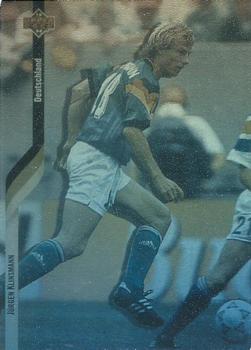 1994 Upper Deck World Cup Contenders English/Spanish - German Holograms Exchange #D2 Jurgen Klinsmann Front