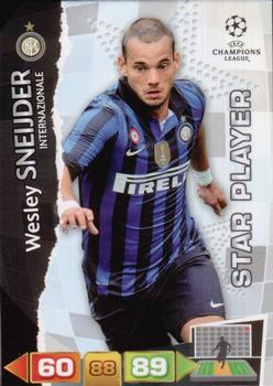 2011-12 Panini Adrenalyn XL UEFA Champions League #NNO Wesley Sneijder Front
