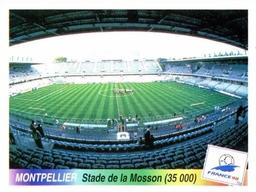 1998 Panini World Cup Stickers #10 Stade de la Mosson Front