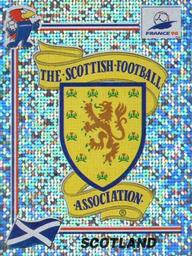 1998 Panini World Cup Stickers #33 Scotland Association Badge Front