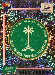 1998 Panini World Cup Stickers #193 Saudi Arabia Badge Front