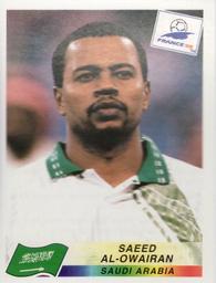 1998 Panini World Cup Stickers #208 Saeed Al-Owairan Front