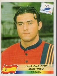 1998 Panini World Cup Stickers #240 Luis Enrique Martinez Front