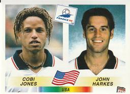 1998 Panini World Cup Stickers #412 Cobi Jones / John Harkes Front