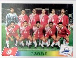 1998 Panini World Cup Stickers #480 Tunisie Team Front