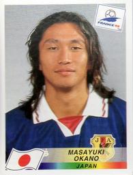 1998 Panini World Cup Stickers #532 Masayuki Okano Front