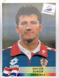 1998 Panini World Cup Stickers #548 Davor Suker Front