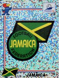 1998 Panini World Cup Stickers #552 Jamaica Badge Front
