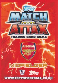 2012-13 Topps Match Attax Premier League #10 Aaron Ramsey Back