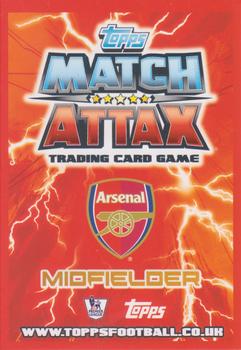 2012-13 Topps Match Attax Premier League #13 Jack Wilshere Back