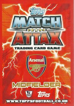 2012-13 Topps Match Attax Premier League #14 Mikel Arteta Back
