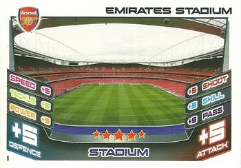 2012-13 Topps Match Attax Premier League #1 Emirates Stadium Front