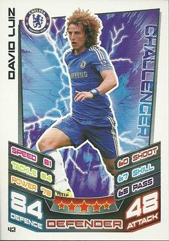 2012-13 Topps Match Attax Premier League #42 David Luiz Front