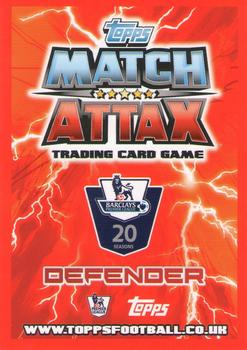 2012-13 Topps Match Attax Premier League #477 Patrice Evra Back