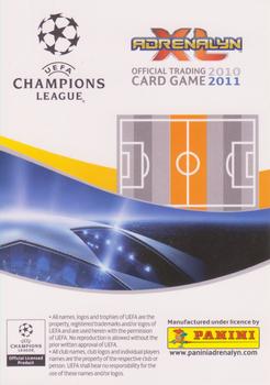 2010-11 Panini Adrenalyn XL UEFA Champions League #NNO Angel Di Maria Back