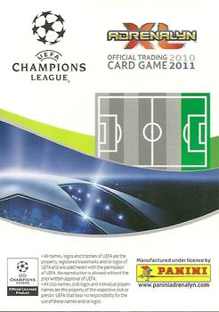 2010-11 Panini Adrenalyn XL UEFA Champions League #NNO Miroslav Klose Back