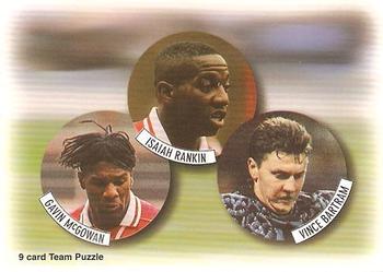 1997-98 Futera Arsenal Fans' Selection #3 Gavin McGowan / Isaiah Rankin / Vince Bartram Front
