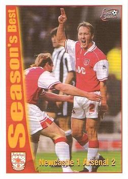 1997-98 Futera Arsenal Fans' Selection #46 Newcastle 1 Arsenal 2 Front