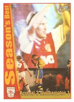 1997-98 Futera Arsenal Fans' Selection #54 Arsenal 3 Southampton 1 Front