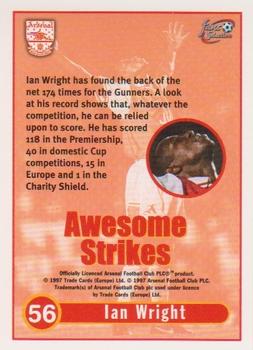 1997-98 Futera Arsenal Fans' Selection #56 Ian Wright Back
