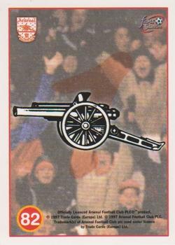 1997-98 Futera Arsenal Fans' Selection #82 Arsenal Stadium Back