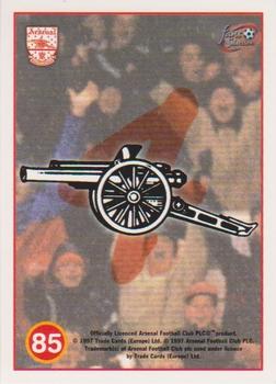 1997-98 Futera Arsenal Fans' Selection #85 Arsenal Stadium Back