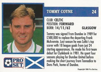 1991-92 Pro Set (Scotland) #24 Tommy Coyne Back
