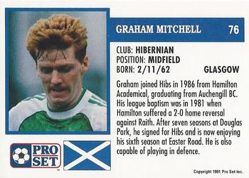 1991-92 Pro Set (Scotland) #76 Graham Mitchell Back