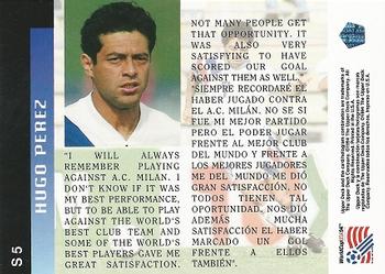 1994 Upper Deck World Cup Contenders English/Spanish - Stand Out Performers #S5 Hugo Perez Back