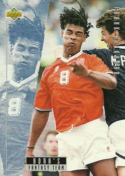 1994 Upper Deck World Cup Contenders English/Spanish - Bora's Fantasy Team #B8 Frank Rijkaard Front