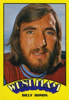 1974-75 A&BC Chewing Gum #57 Billy Bonds Front