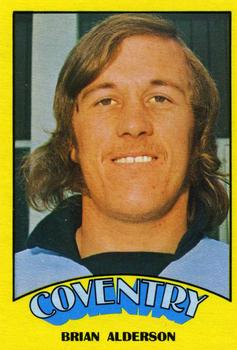 1974-75 A&BC Chewing Gum #58 Brian Alderson Front