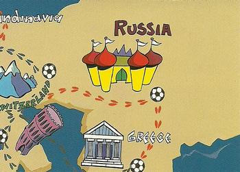 1994 Upper Deck World Cup Toons #104 Russia Front