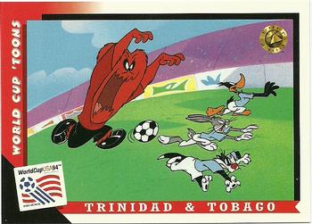 1994 Upper Deck World Cup Toons #3 Trinidad & Tobago - Gossamer, Bugs Front