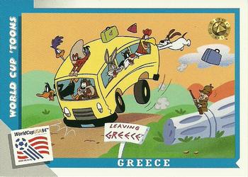 1994 Upper Deck World Cup Toons #65 Greece - Elmer, Taz Front