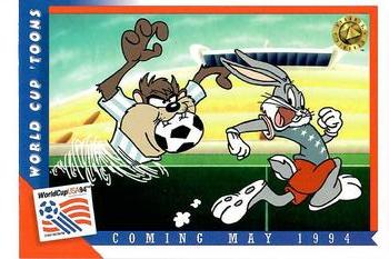 1994 Upper Deck World Cup Toons #WCT1 Taz Chasing Bugs Front