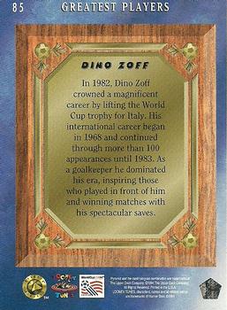 1994 Upper Deck World Cup Toons #85 Wile E. Coyote / Dino Zoff Back