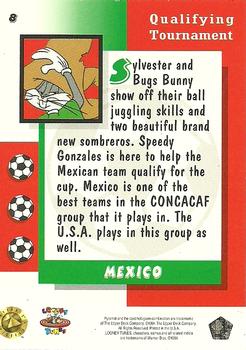 1994 Upper Deck World Cup Toons #8 Mexico - Sylvester, Bugs, Speedy Gonzales Back
