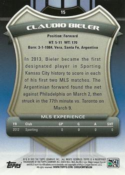 2013 Topps MLS #15 Claudio Bieler Back