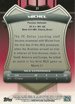 2013 Topps MLS #27 Michel Back