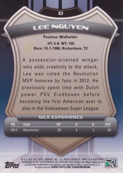 2013 Topps MLS #83 Lee Nguyen Back