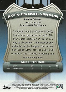2013 Topps MLS #99 Steven Beitashour Back