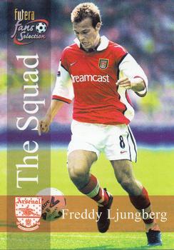 2000 Futera Fans Selection Arsenal #124 Freddie Ljungberg Front
