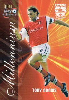2000 Futera Fans Selection Arsenal #138 Tony Adams Front