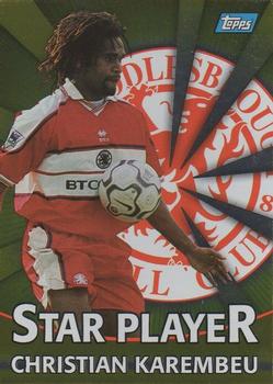 2000-01 Topps Premier Gold 2001 - Star Players Gold Foil #T15 Christian Karembeu Front